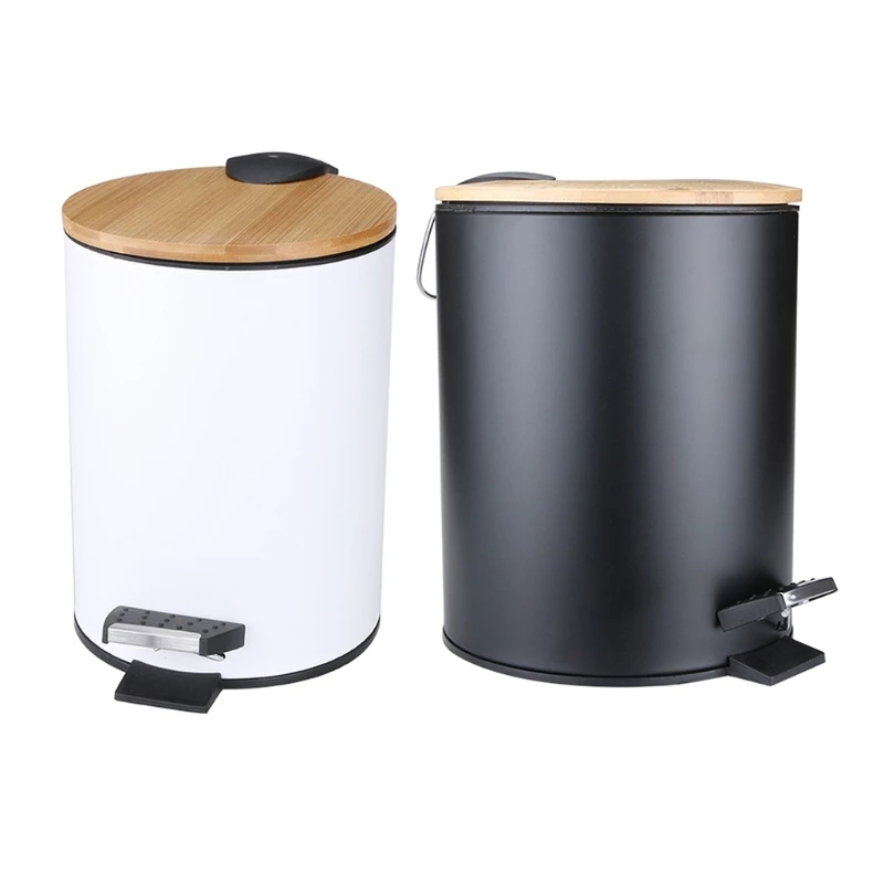 Commercial Kitchen Bin - 3/5L Drewniany Kosz na Śmieci z