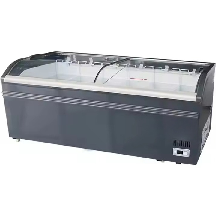 Commercial Chest Freezer - Komercyjna lodówka ekspozycyjna z przesuwnymi drzwiami