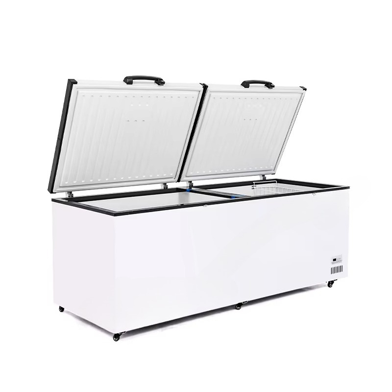 Commercial Chest Freezer - Nowy, 718-litrowy, dwudrzwiowy, komercyjny zamrażarka skrzyniowa
