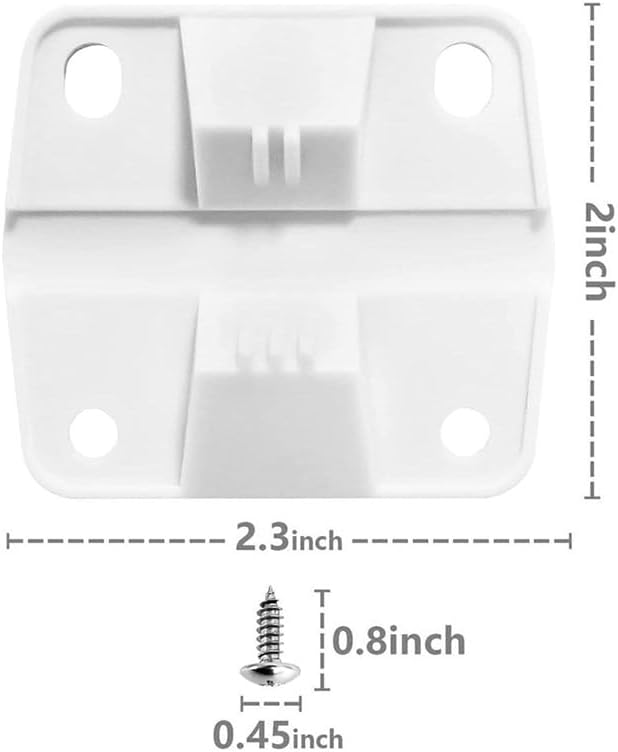 2 szt. Białe plastikowe zawias – Commercial Chest Freezer recenzja i cena
