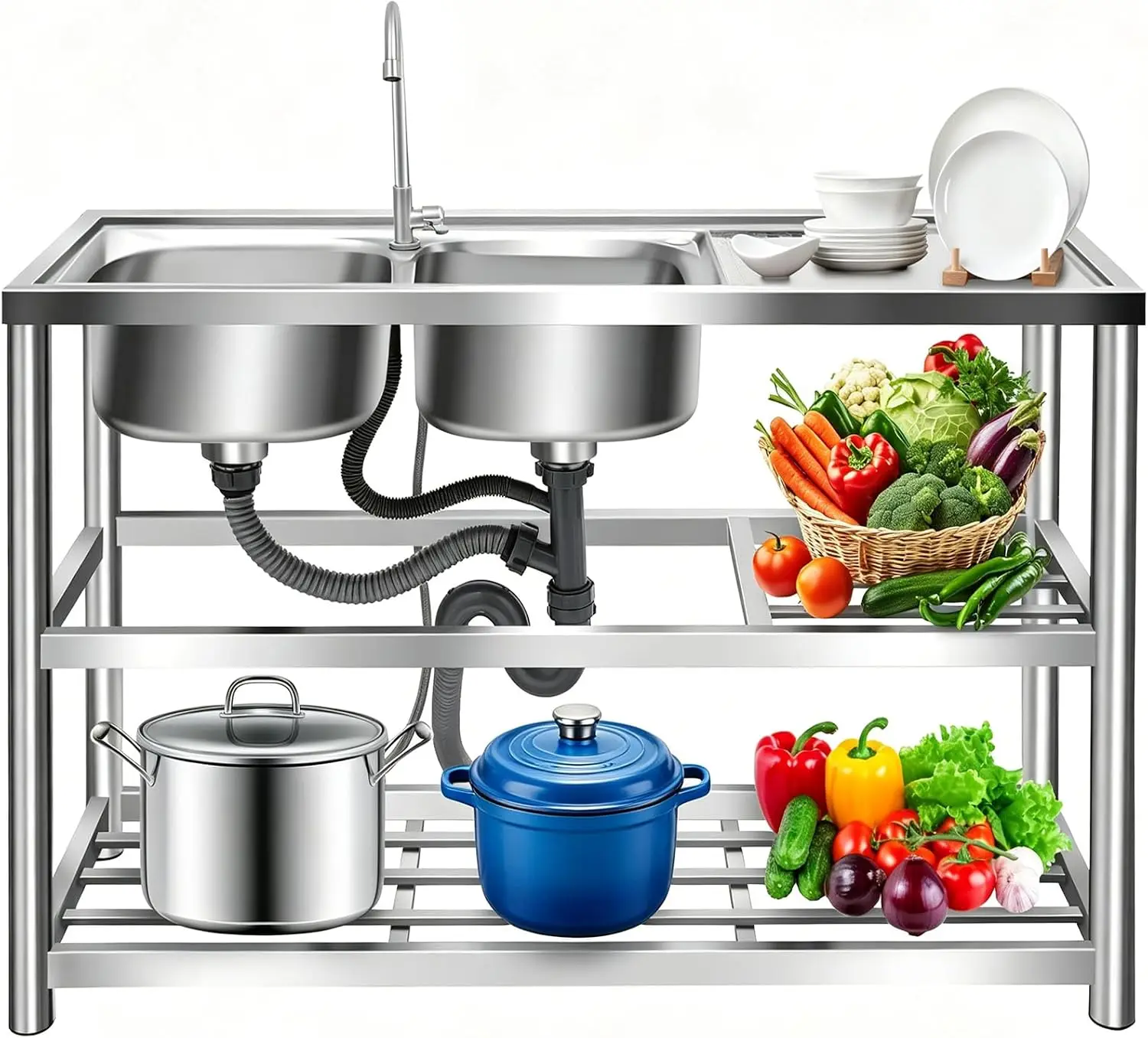 Wolnostojąca zlewka kuchenna d – Commercial Kitchen Worktops recenzja i cena